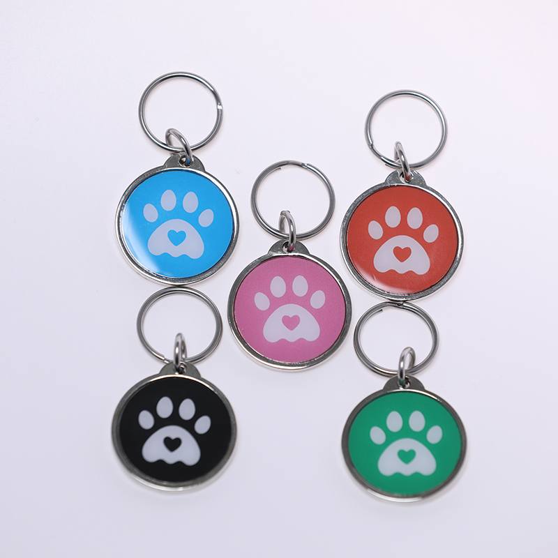 XT-8001-metal edge epoxy keyfob